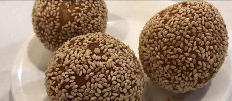 A. Deep-Fried Sesame Ball w/ Red Bean Paste